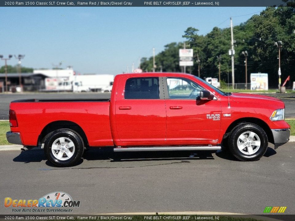 2020 Ram 1500 Classic SLT Crew Cab Flame Red / Black/Diesel Gray Photo #21