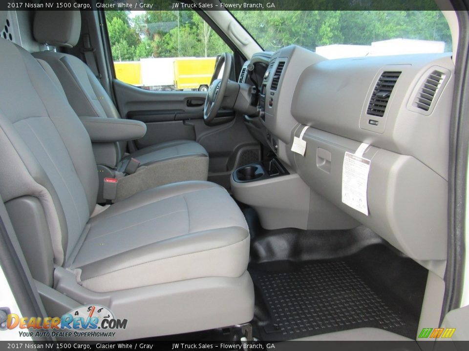 2017 Nissan NV 1500 Cargo Glacier White / Gray Photo #34