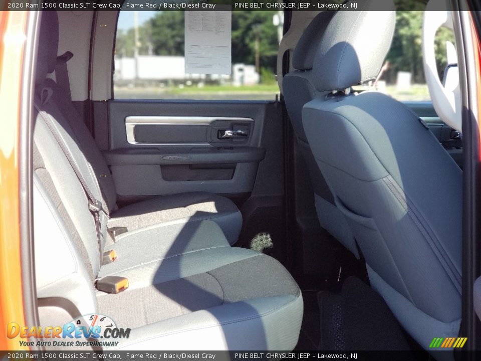2020 Ram 1500 Classic SLT Crew Cab Flame Red / Black/Diesel Gray Photo #26