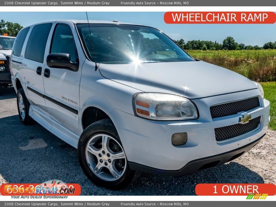 2008 Chevrolet Uplander Cargo Summit White / Medium Gray Photo #1