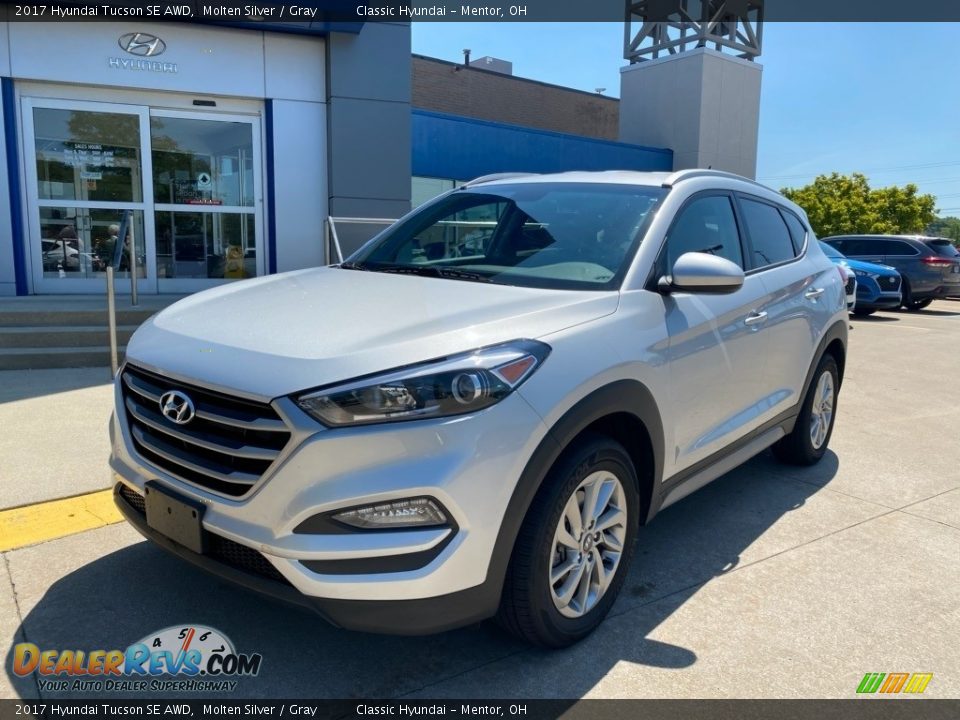 2017 Hyundai Tucson SE AWD Molten Silver / Gray Photo #1