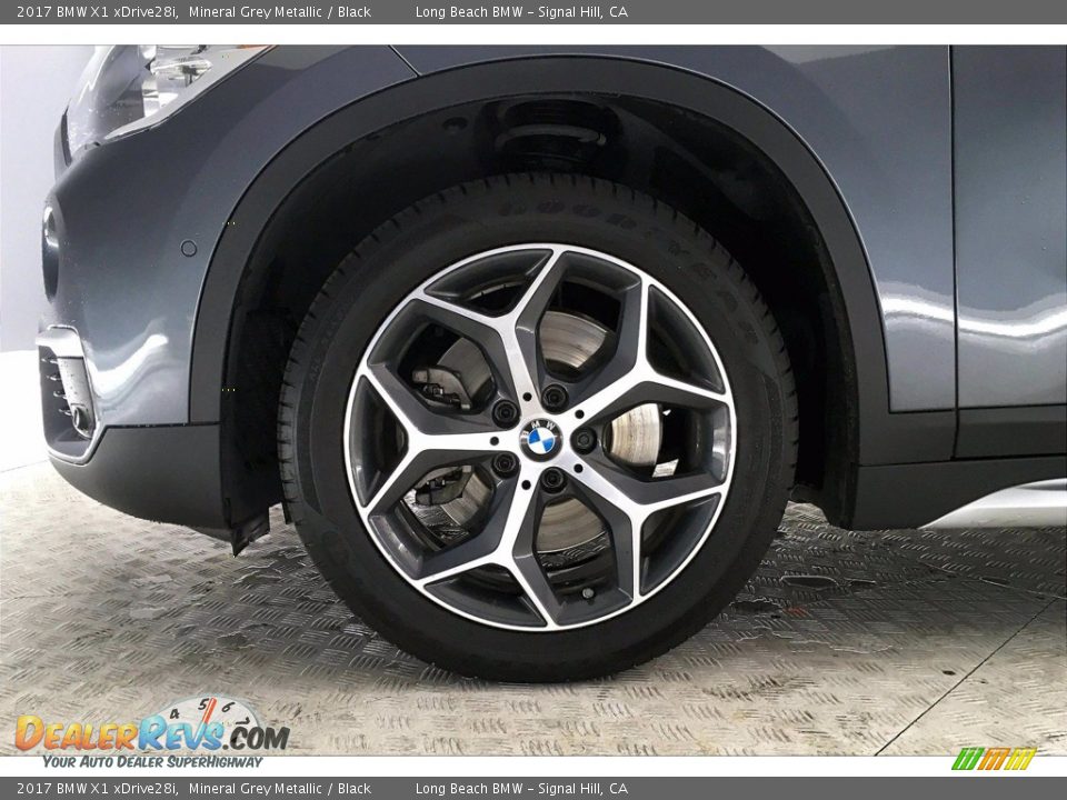 2017 BMW X1 xDrive28i Mineral Grey Metallic / Black Photo #8