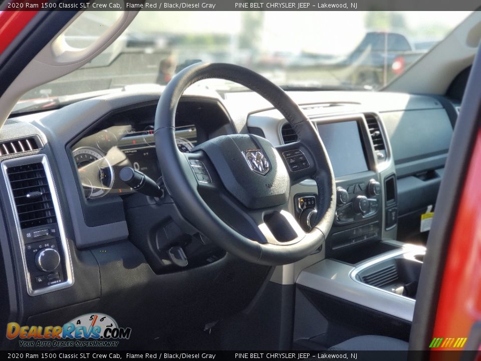 2020 Ram 1500 Classic SLT Crew Cab Flame Red / Black/Diesel Gray Photo #34