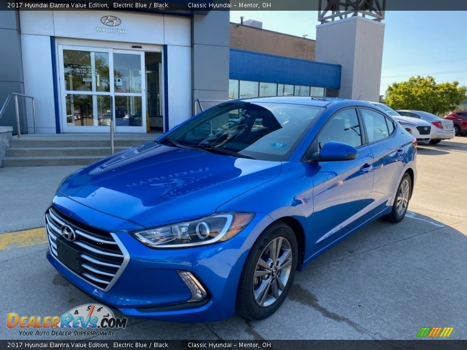 2017 Hyundai Elantra Value Edition Electric Blue / Black Photo #1