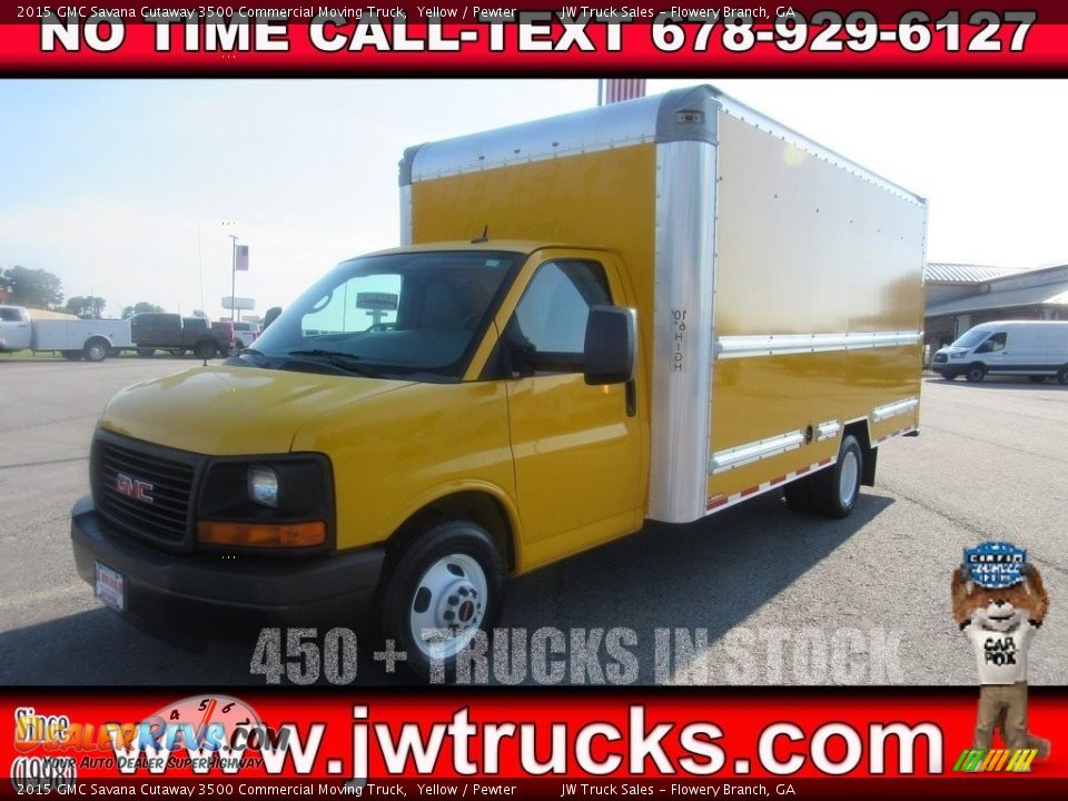 Dealer Info of 2015 GMC Savana Cutaway 3500 Commercial Moving Truck Photo #1