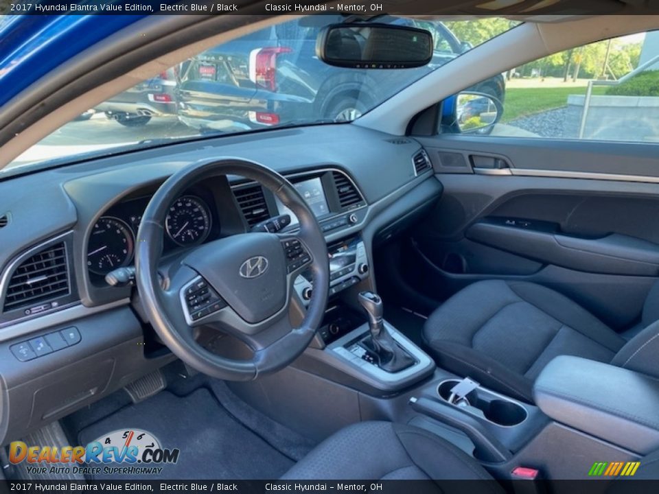 2017 Hyundai Elantra Value Edition Electric Blue / Black Photo #3