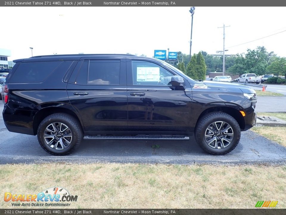 2021 Chevrolet Tahoe Z71 4WD Black / Jet Black Photo #6