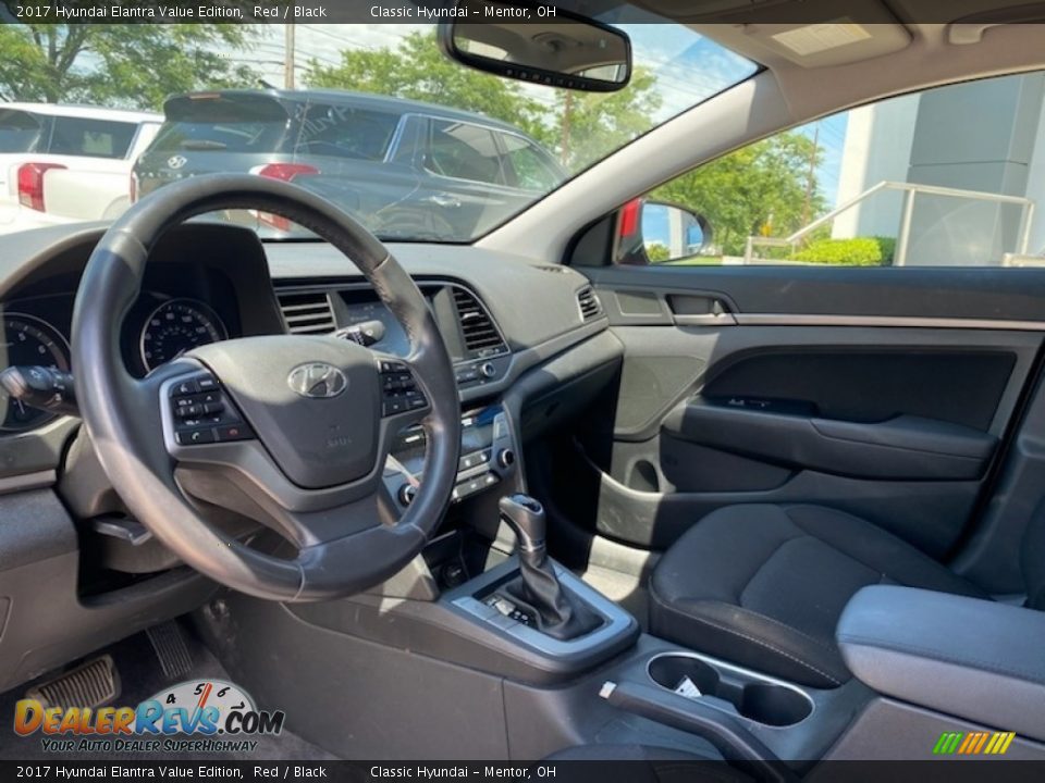 2017 Hyundai Elantra Value Edition Red / Black Photo #3