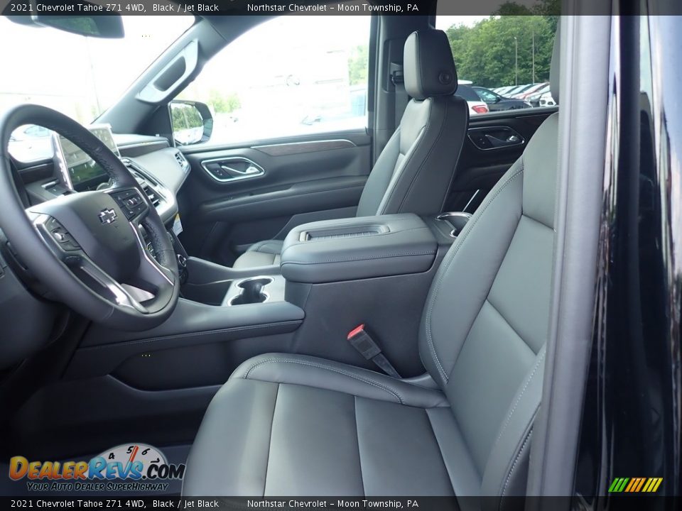 Jet Black Interior - 2021 Chevrolet Tahoe Z71 4WD Photo #12