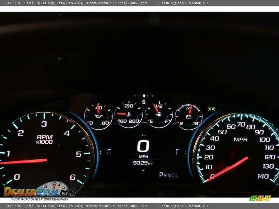 2018 GMC Sierra 1500 Denali Crew Cab 4WD Gauges Photo #12