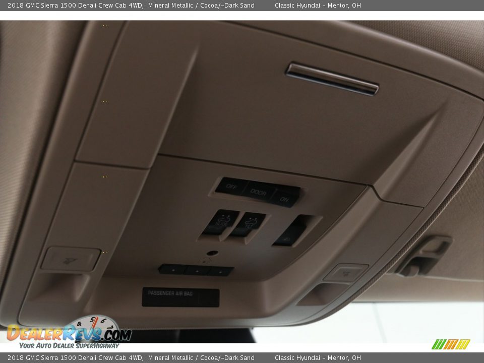 2018 GMC Sierra 1500 Denali Crew Cab 4WD Mineral Metallic / Cocoa/­Dark Sand Photo #13