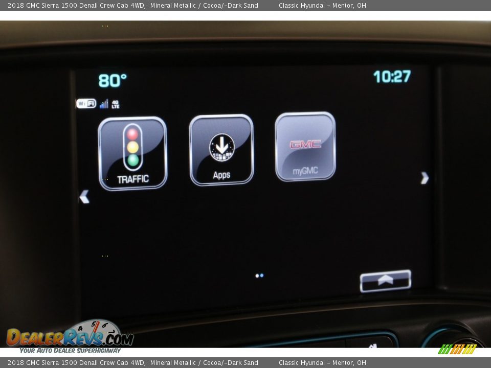 2018 GMC Sierra 1500 Denali Crew Cab 4WD Mineral Metallic / Cocoa/­Dark Sand Photo #17