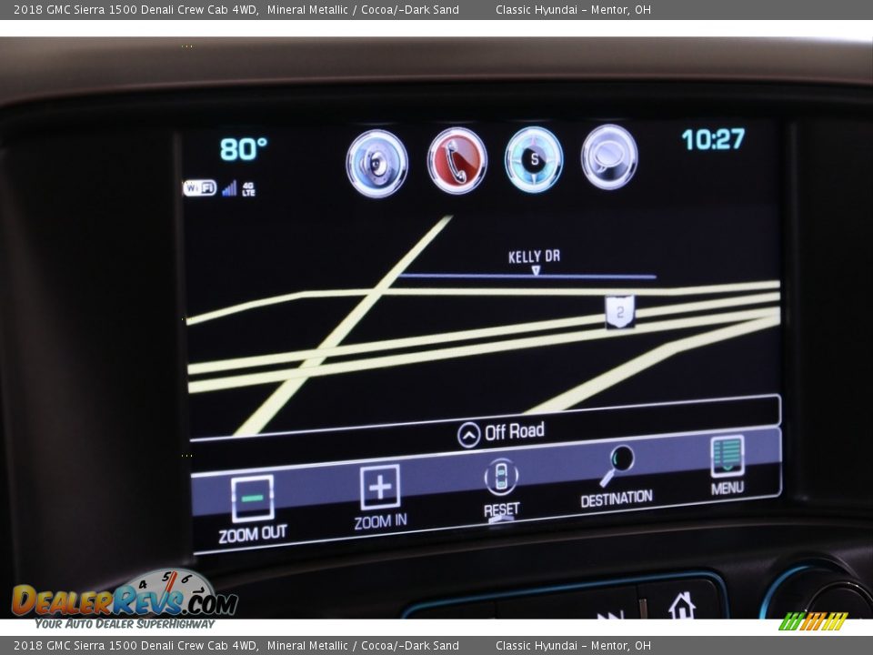 2018 GMC Sierra 1500 Denali Crew Cab 4WD Mineral Metallic / Cocoa/­Dark Sand Photo #20