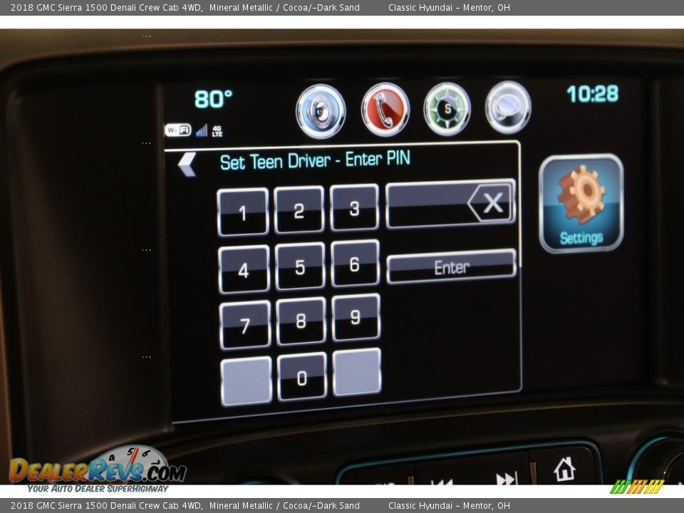 2018 GMC Sierra 1500 Denali Crew Cab 4WD Mineral Metallic / Cocoa/­Dark Sand Photo #23