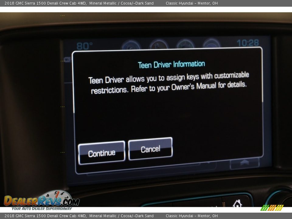 2018 GMC Sierra 1500 Denali Crew Cab 4WD Mineral Metallic / Cocoa/­Dark Sand Photo #24