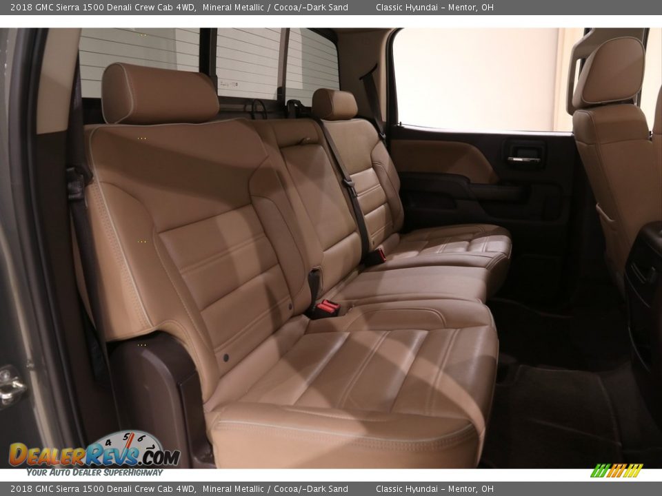 Rear Seat of 2018 GMC Sierra 1500 Denali Crew Cab 4WD Photo #32