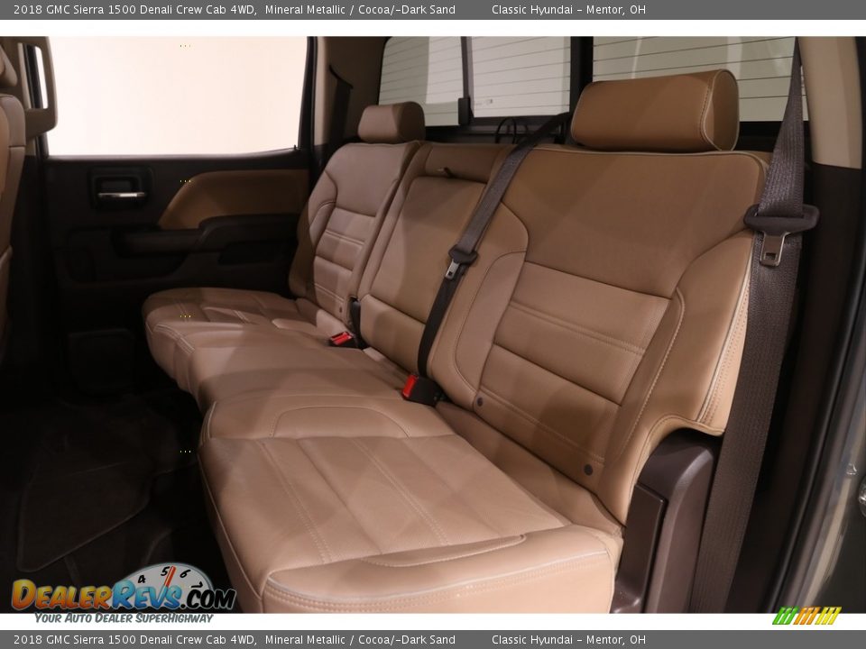 Rear Seat of 2018 GMC Sierra 1500 Denali Crew Cab 4WD Photo #33