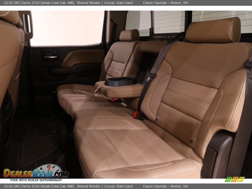 Rear Seat of 2018 GMC Sierra 1500 Denali Crew Cab 4WD Photo #34