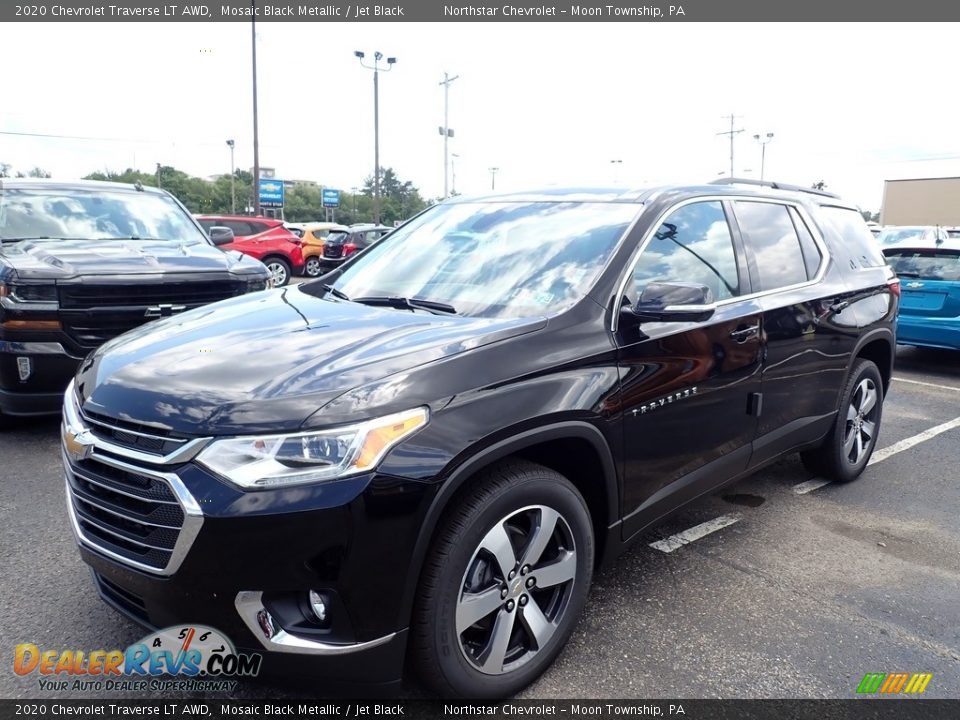 2020 Chevrolet Traverse LT AWD Mosaic Black Metallic / Jet Black Photo #1
