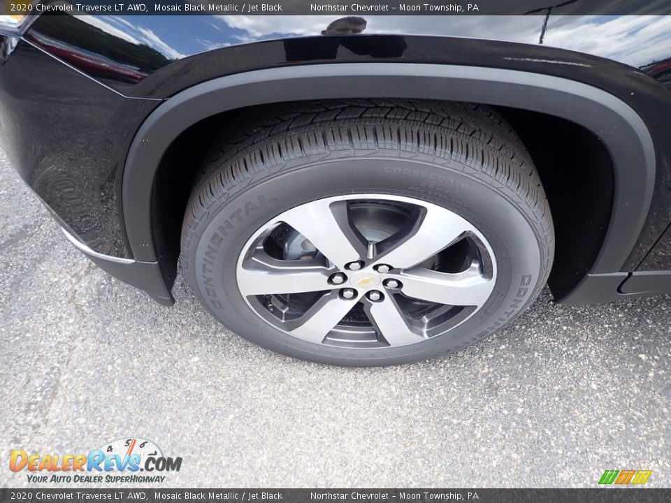 2020 Chevrolet Traverse LT AWD Mosaic Black Metallic / Jet Black Photo #2