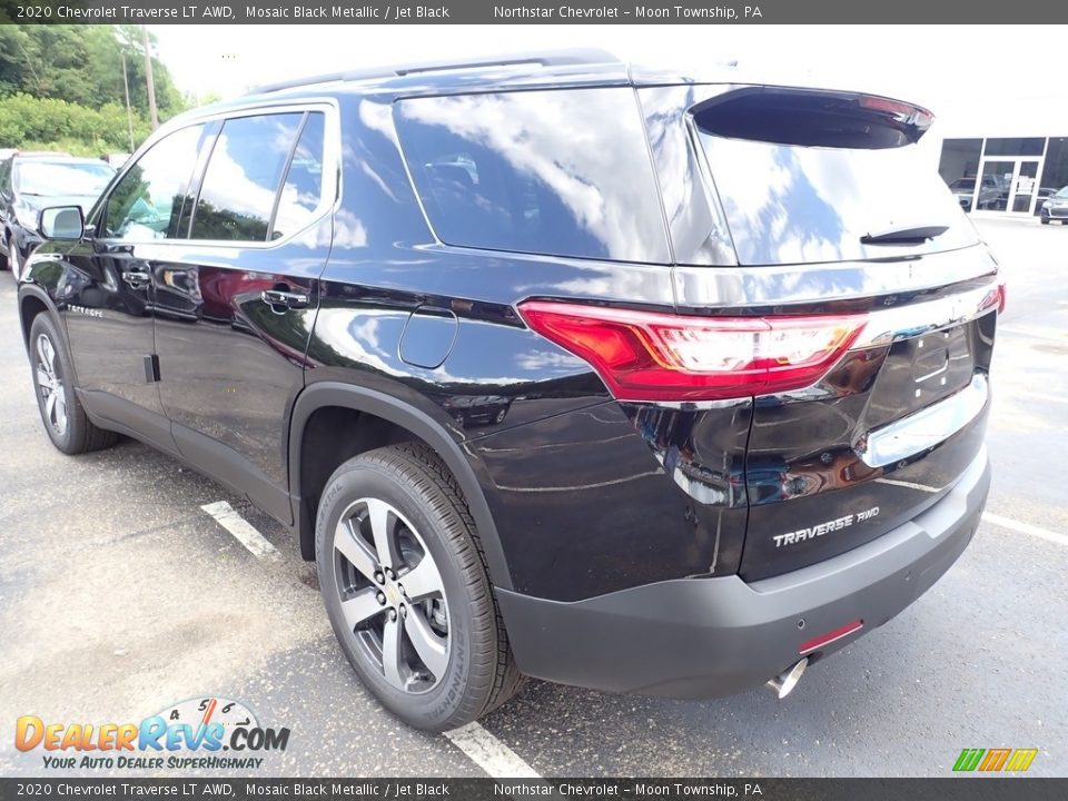 2020 Chevrolet Traverse LT AWD Mosaic Black Metallic / Jet Black Photo #4