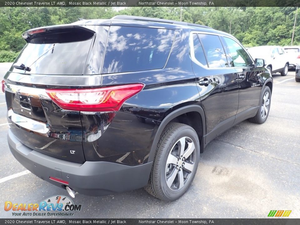 2020 Chevrolet Traverse LT AWD Mosaic Black Metallic / Jet Black Photo #6