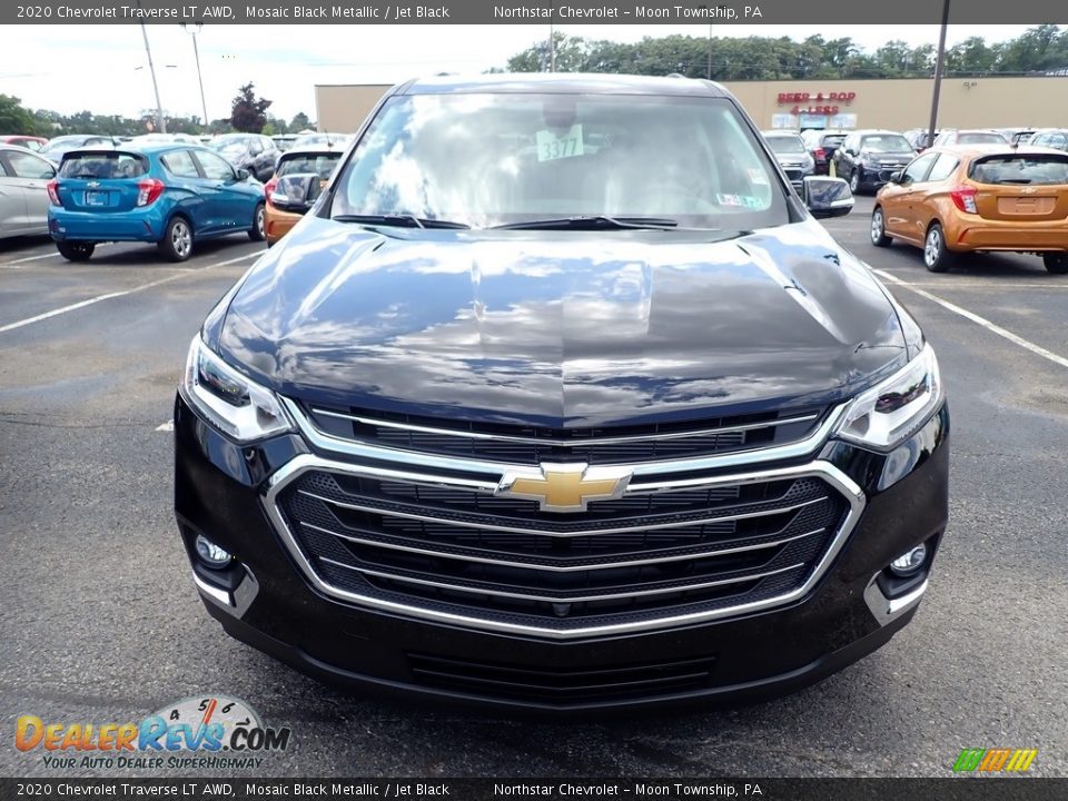 2020 Chevrolet Traverse LT AWD Mosaic Black Metallic / Jet Black Photo #8