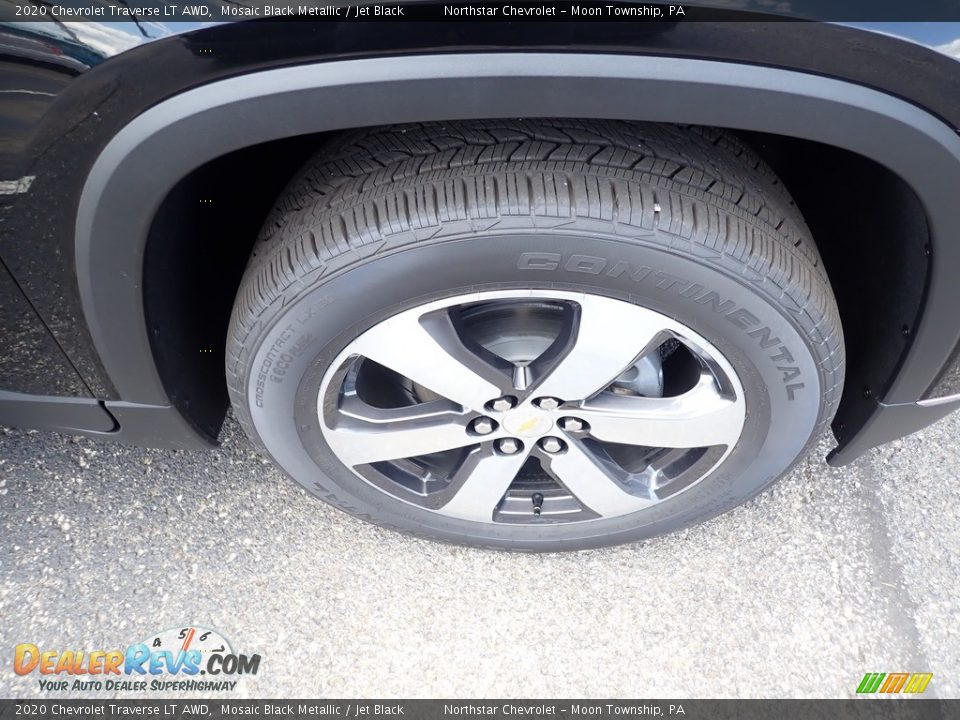 2020 Chevrolet Traverse LT AWD Mosaic Black Metallic / Jet Black Photo #9