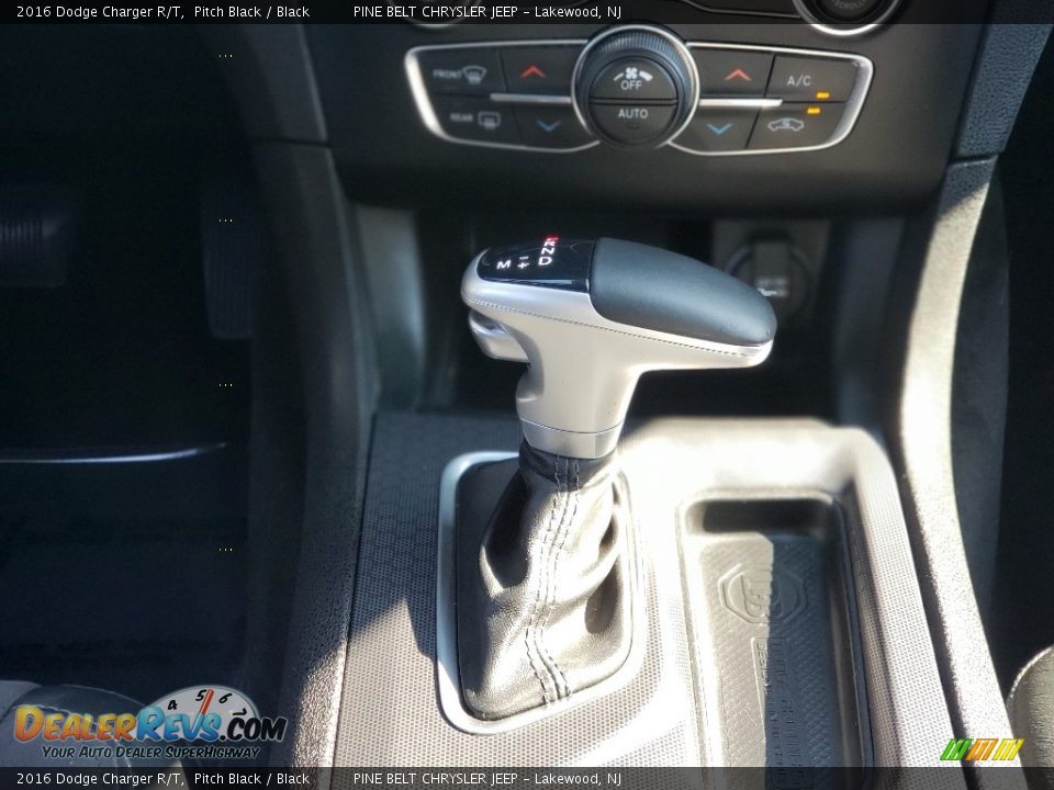 2016 Dodge Charger R/T Pitch Black / Black Photo #12