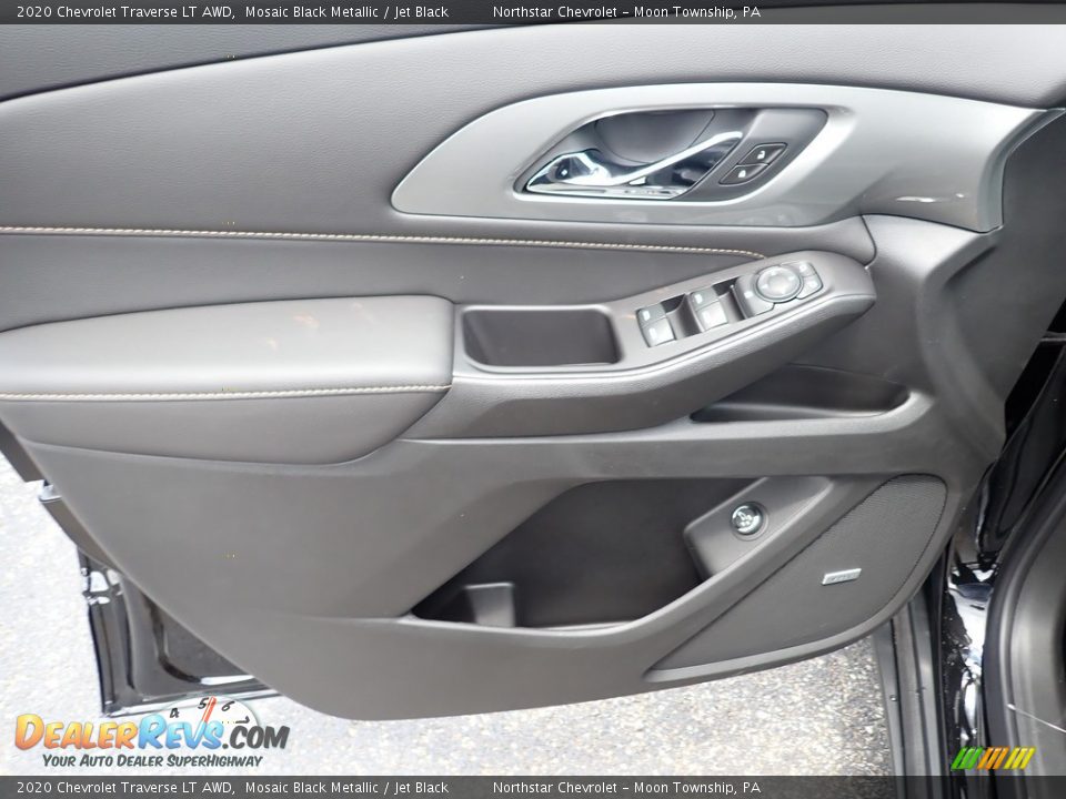 2020 Chevrolet Traverse LT AWD Mosaic Black Metallic / Jet Black Photo #14