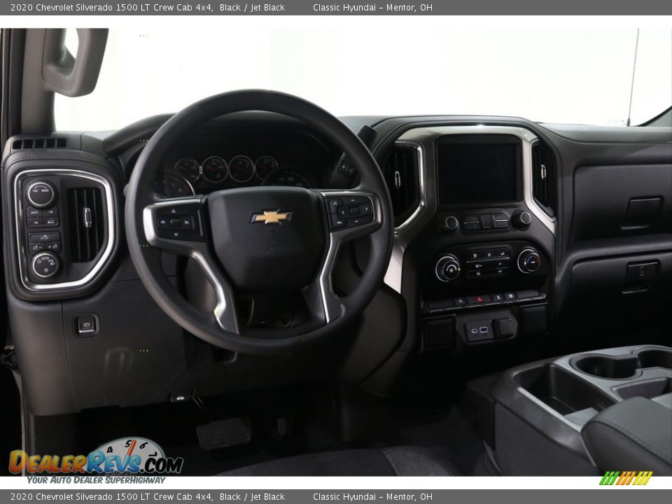 2020 Chevrolet Silverado 1500 LT Crew Cab 4x4 Black / Jet Black Photo #8