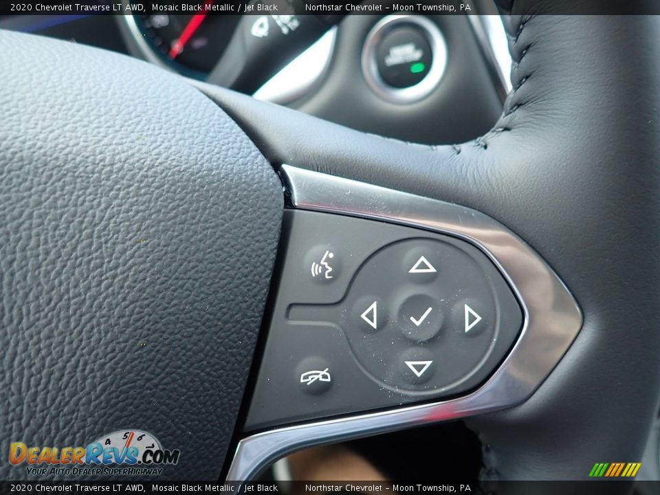 2020 Chevrolet Traverse LT AWD Mosaic Black Metallic / Jet Black Photo #18