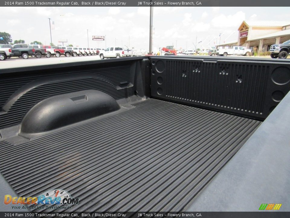 2014 Ram 1500 Tradesman Regular Cab Black / Black/Diesel Gray Photo #9