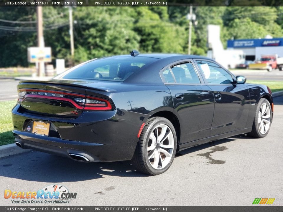 2016 Dodge Charger R/T Pitch Black / Black Photo #20