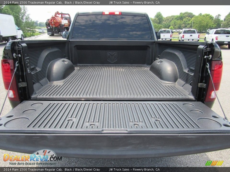 2014 Ram 1500 Tradesman Regular Cab Black / Black/Diesel Gray Photo #10