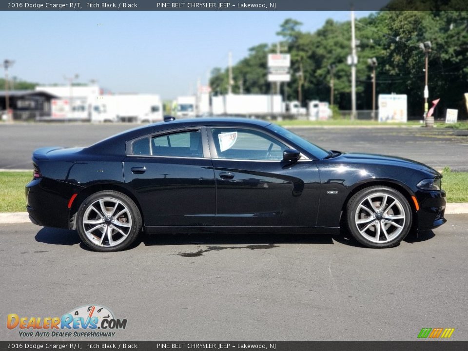 2016 Dodge Charger R/T Pitch Black / Black Photo #21