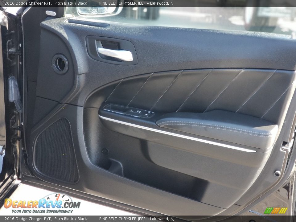 2016 Dodge Charger R/T Pitch Black / Black Photo #23