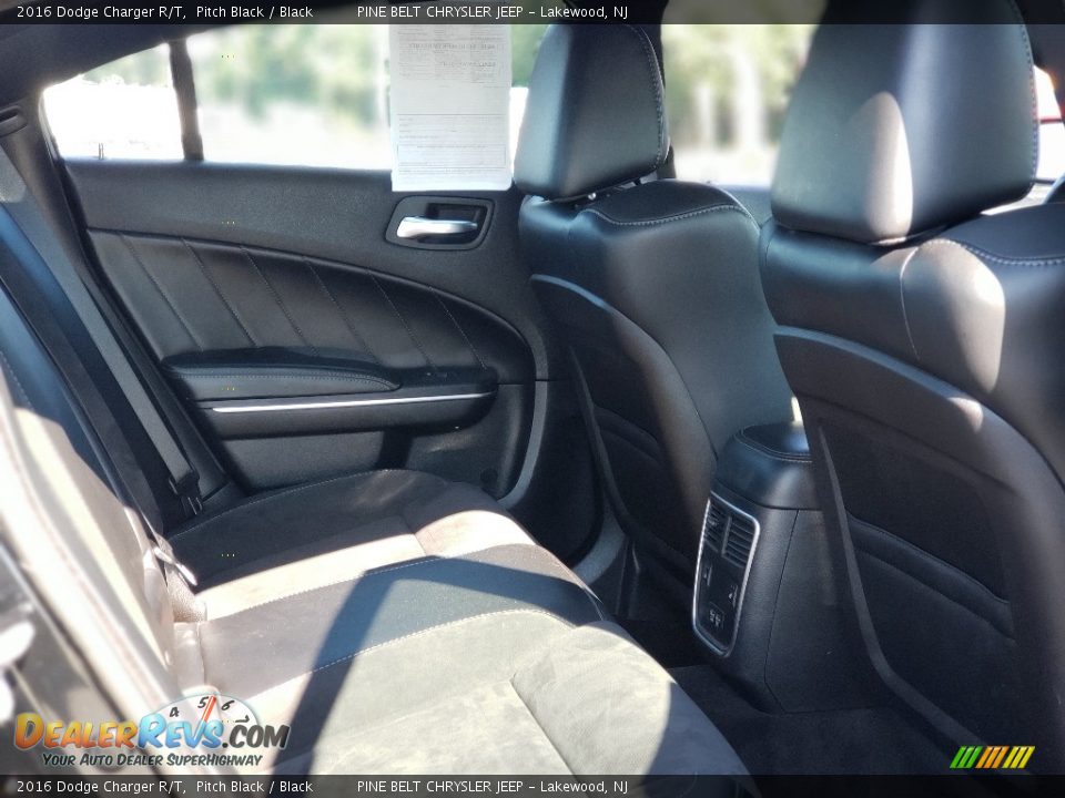 2016 Dodge Charger R/T Pitch Black / Black Photo #26