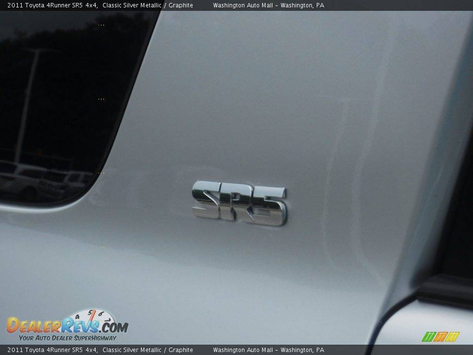 2011 Toyota 4Runner SR5 4x4 Classic Silver Metallic / Graphite Photo #10