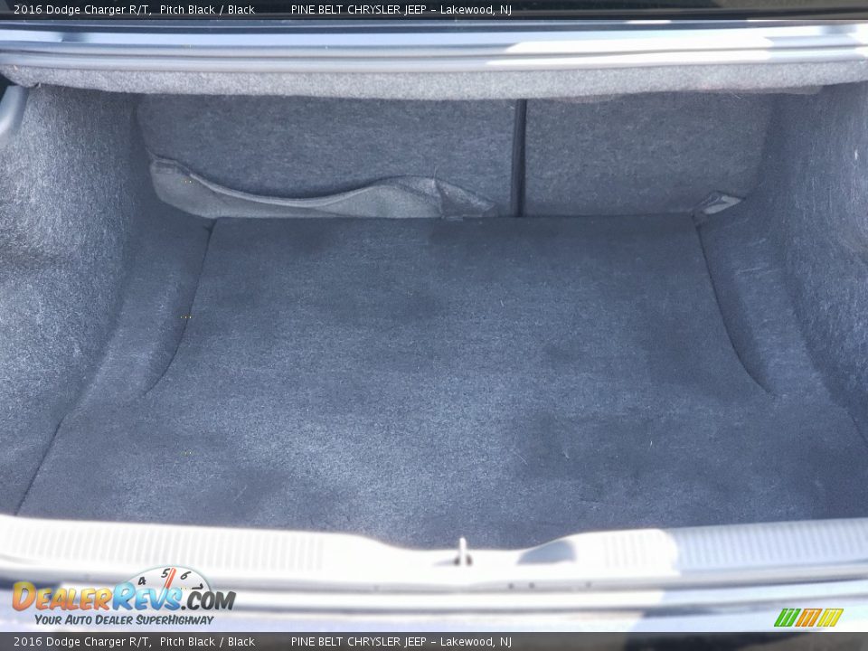 2016 Dodge Charger R/T Pitch Black / Black Photo #28