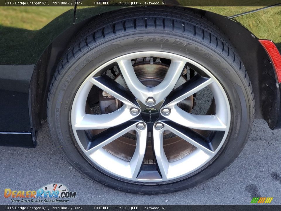 2016 Dodge Charger R/T Pitch Black / Black Photo #29