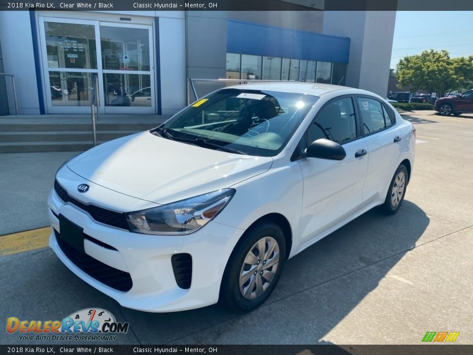 2018 Kia Rio LX Clear White / Black Photo #1