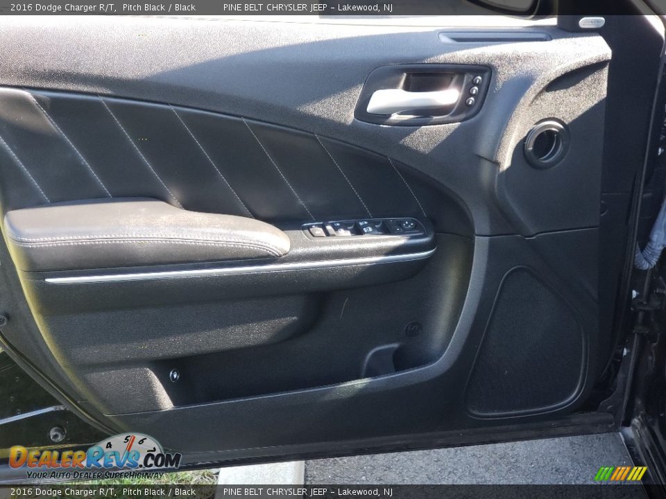 2016 Dodge Charger R/T Pitch Black / Black Photo #30