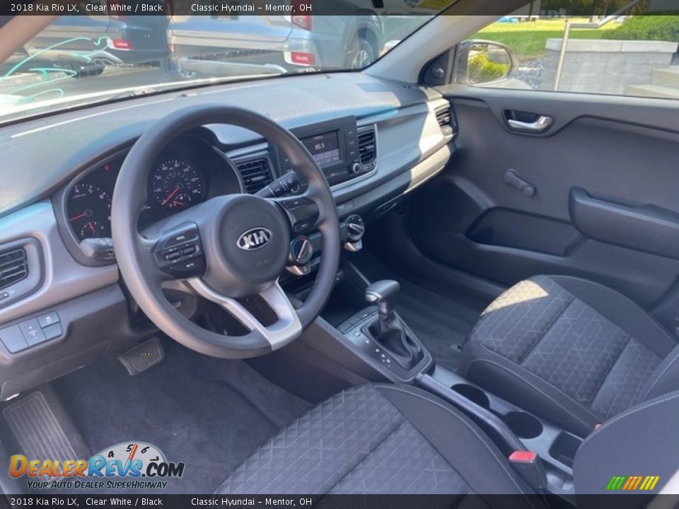 2018 Kia Rio LX Clear White / Black Photo #3