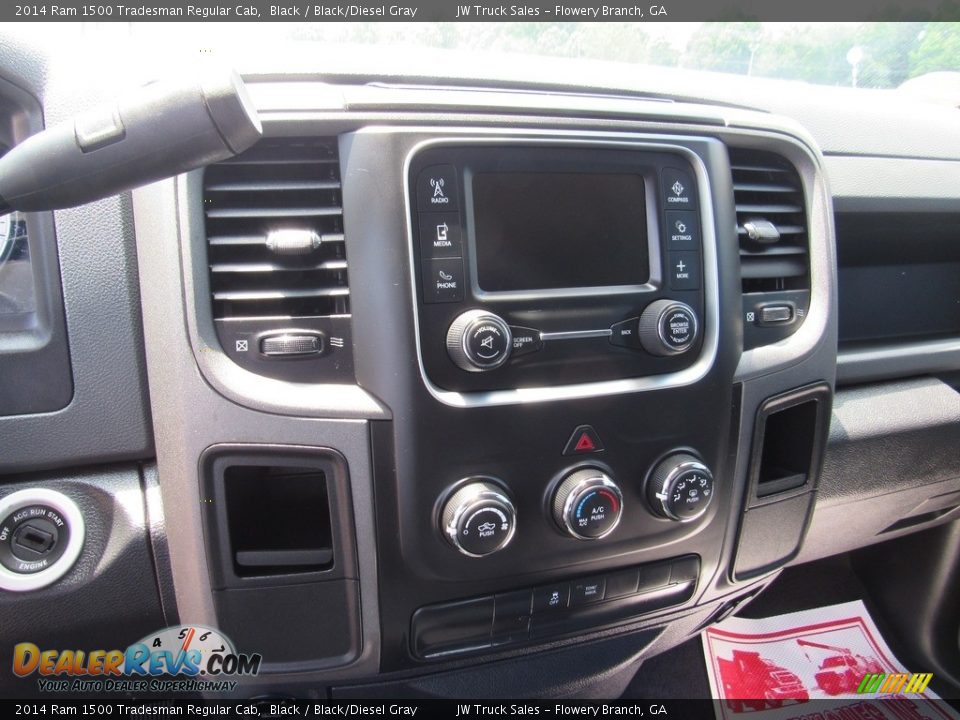 2014 Ram 1500 Tradesman Regular Cab Black / Black/Diesel Gray Photo #21