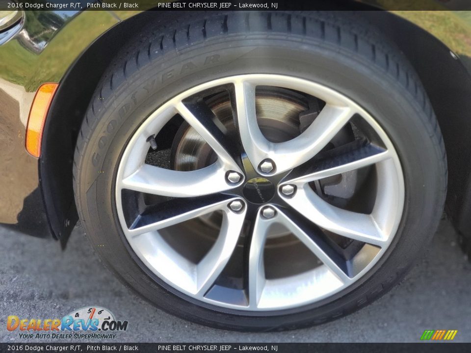 2016 Dodge Charger R/T Pitch Black / Black Photo #33