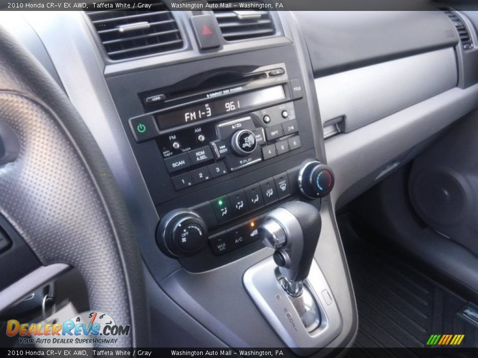 2010 Honda CR-V EX AWD Taffeta White / Gray Photo #3