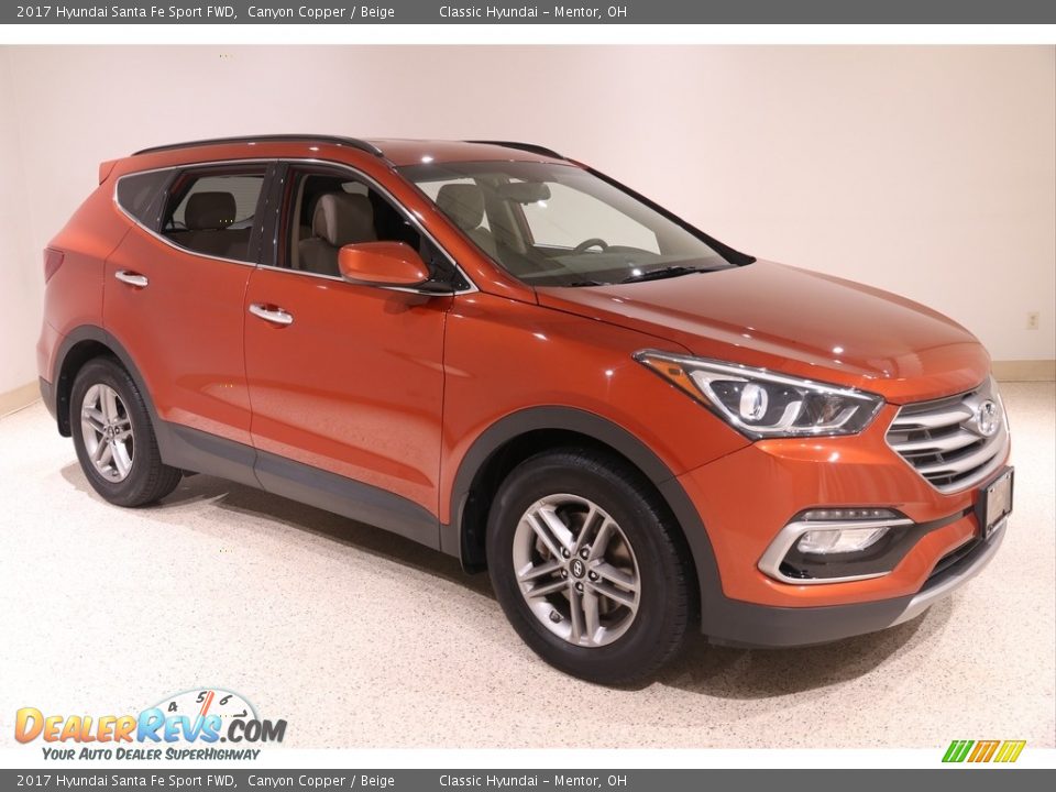 2017 Hyundai Santa Fe Sport FWD Canyon Copper / Beige Photo #1
