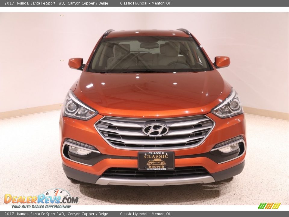 2017 Hyundai Santa Fe Sport FWD Canyon Copper / Beige Photo #2