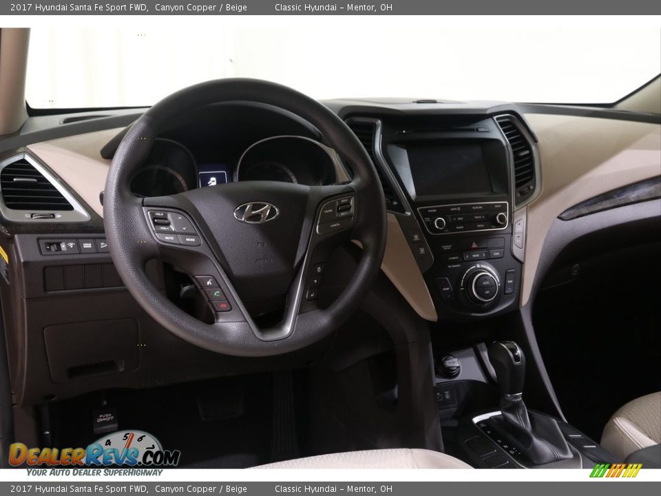 2017 Hyundai Santa Fe Sport FWD Canyon Copper / Beige Photo #6